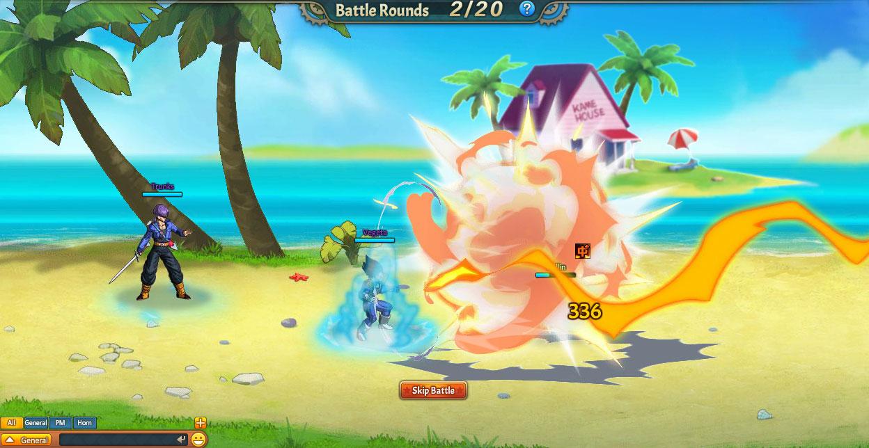 Sleopand: MMO de navegador: Dragon Ball Z RPG Online