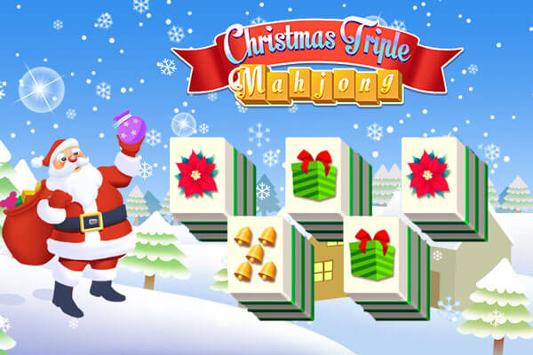 Christmas Triple Mahjong - Xmas Games